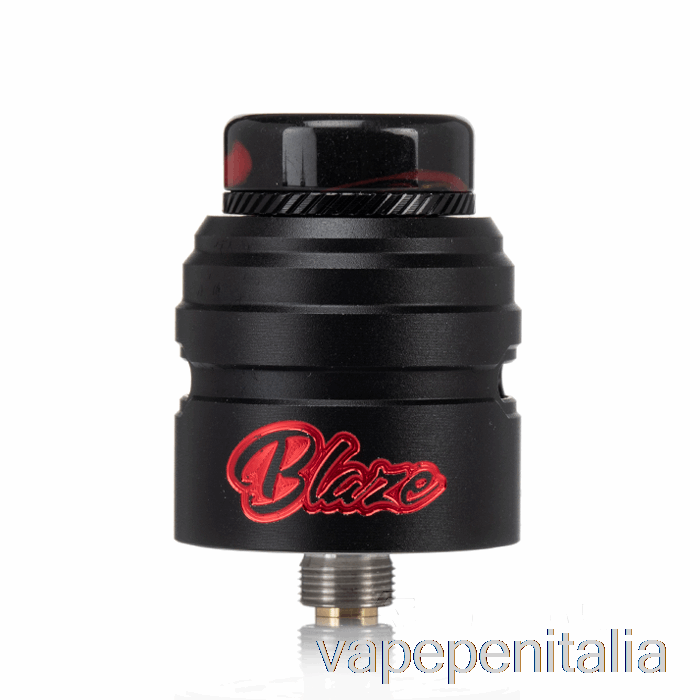 Vape Italia Thunderhead Creations Blaze Solo 24mm BF RDA Lava Black